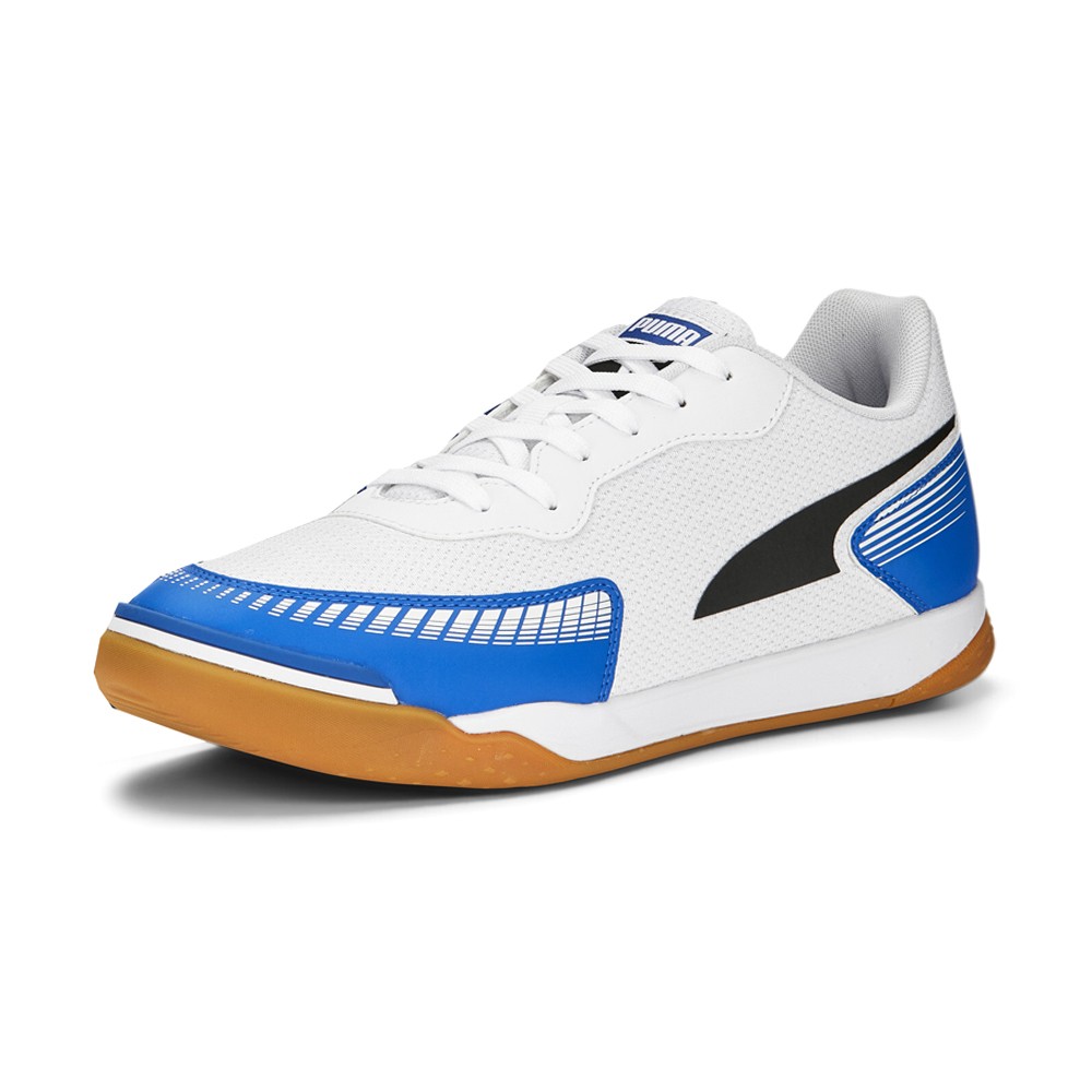 PUMA Pressing Iii Indoor Soccer Mens White Sneakers Athletic Shoes 10693404