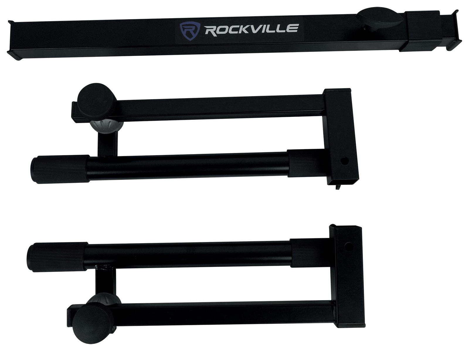Rockville Z45W Z-Style 2-Tier Keyboard Stand+Wheels Fits Roland VR-09