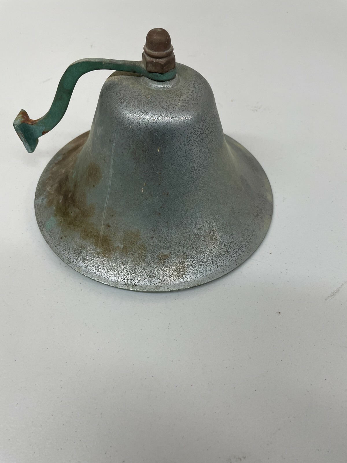 Vintage Brass Bell 8" Diameter 6-1/2" Height