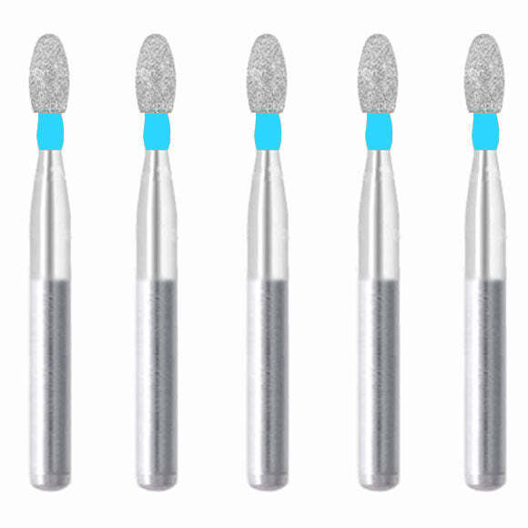 Egg 2.3 mm Dia Medium Grit Diamond Bur 5/Pack [1826-277.23M1]