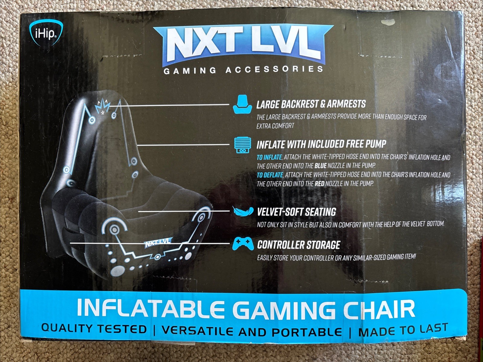 NXT Inflatable Gaming Chair New