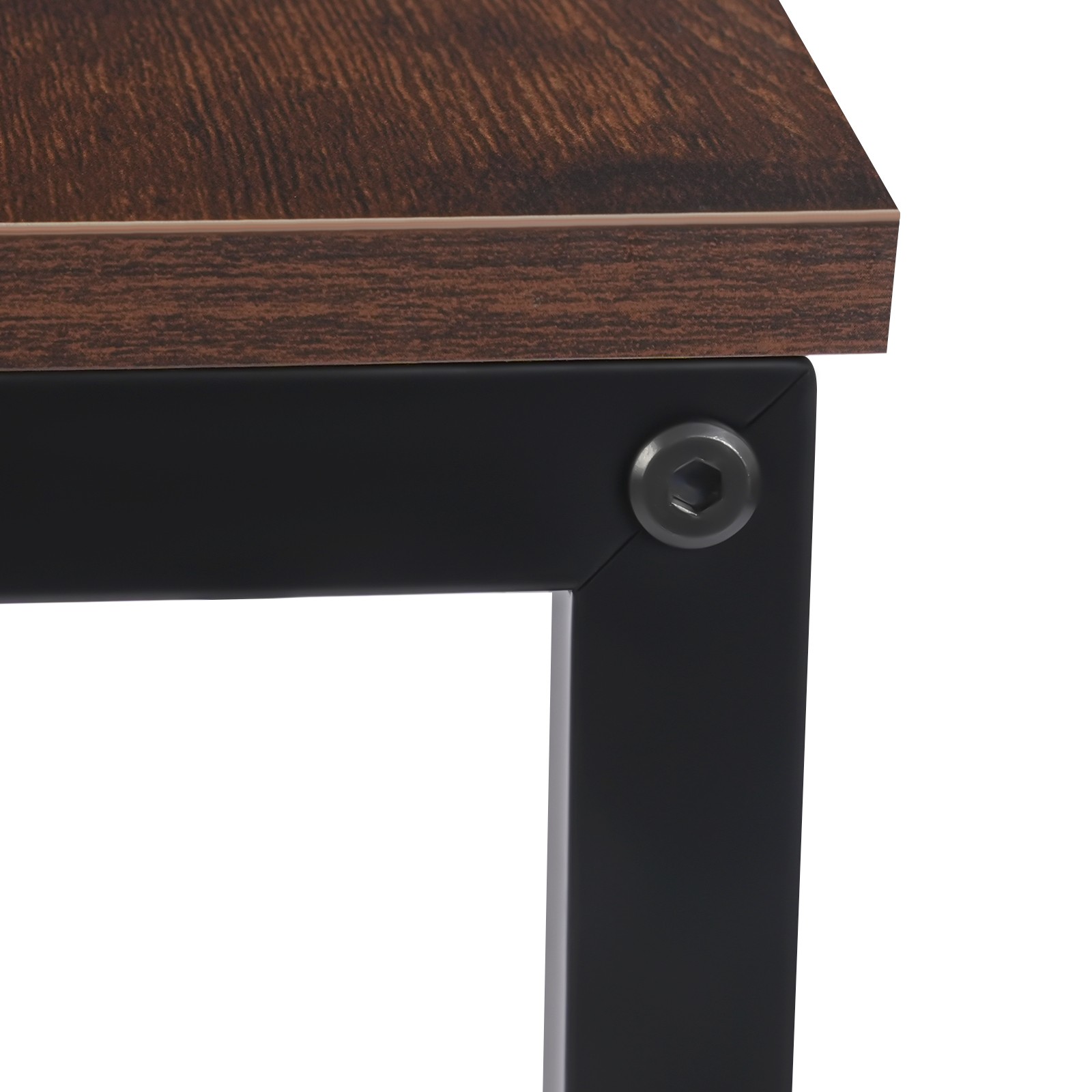 Corner Desk, 75cm Height Small Computer Desk with Power Outlets, Gaming Desk