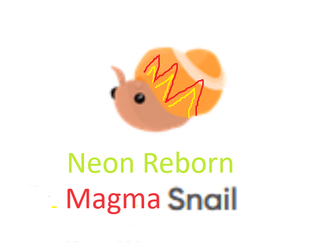 Adopt Pets No Potion Magma Snail Free with purchase of digital art
