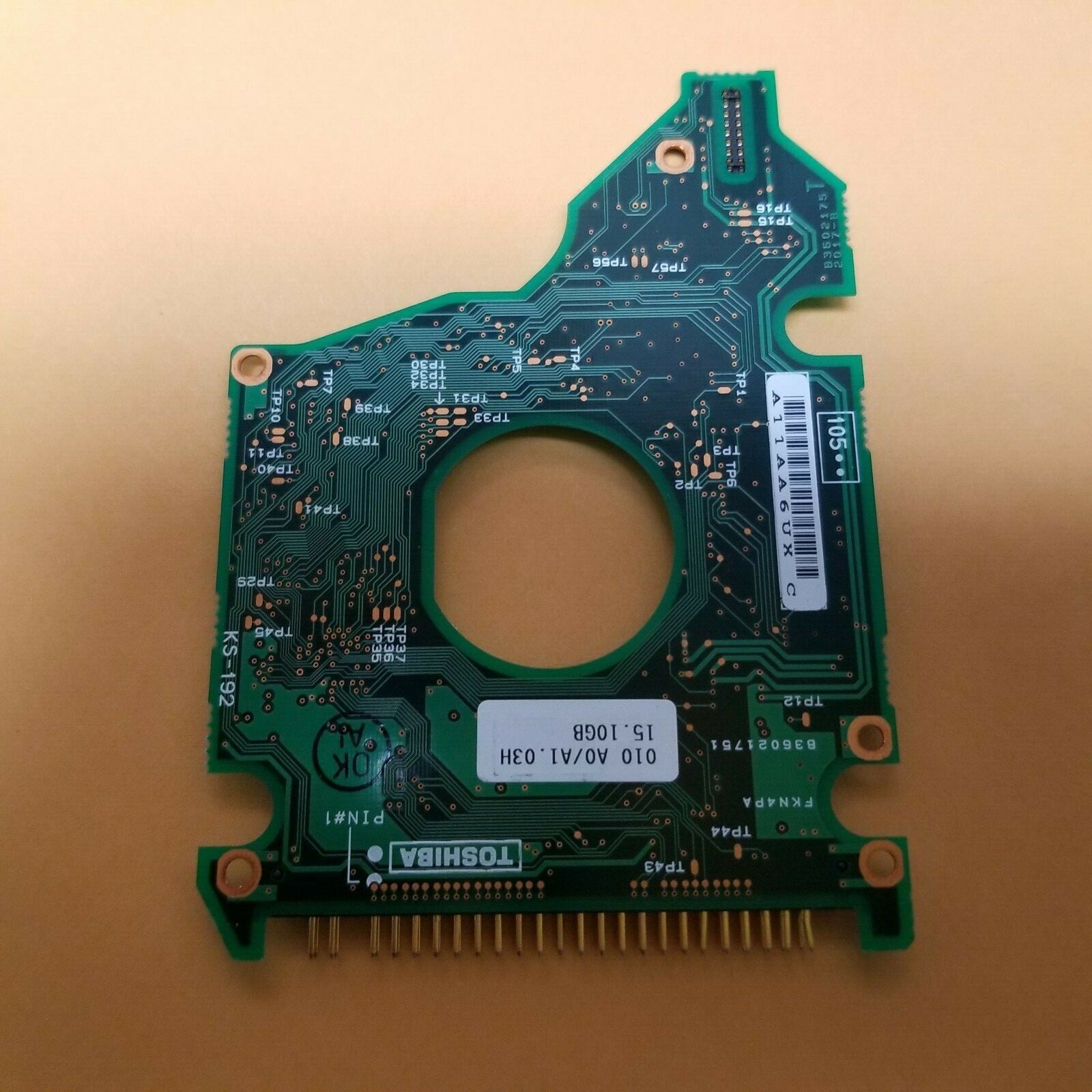 HDD - PCB ONLY *** Toshiba MK1517GAP - B36021751 - PCB Logic Board