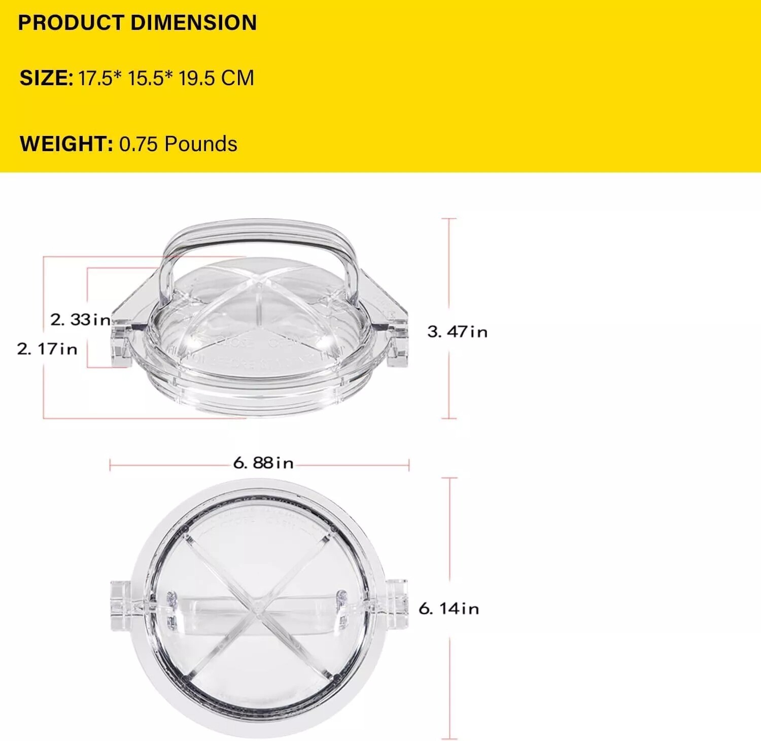 For Pentair 354531 Universal Lid Replacement Sta-Rite Dynamo Aboveground Pool