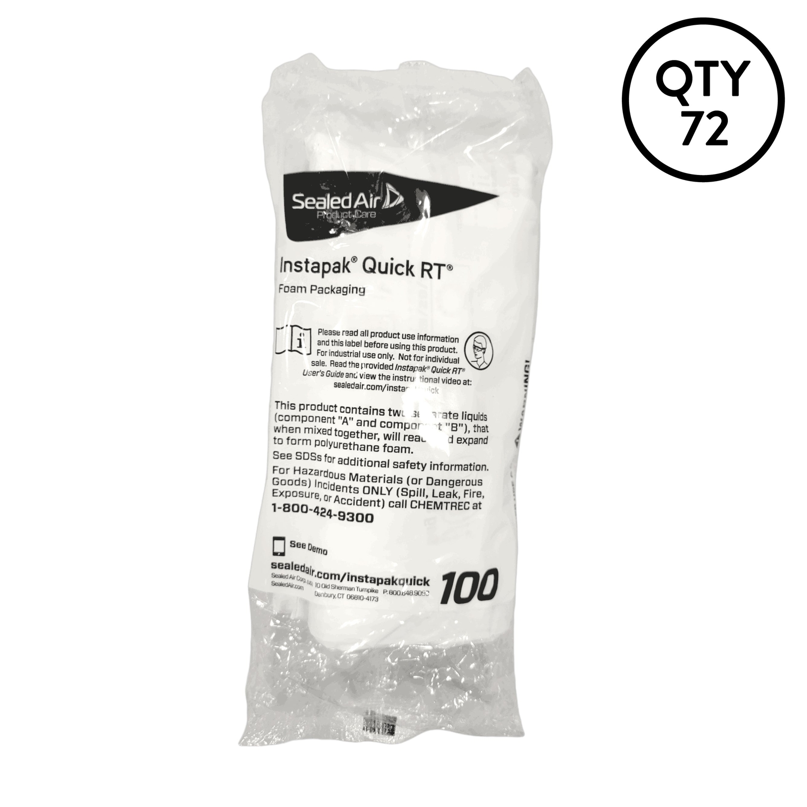 Sealed Air Instapak #100 (Qty 72)