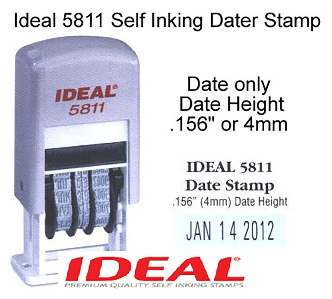Ideal 5811 Replacement Ink Pad Red Ink