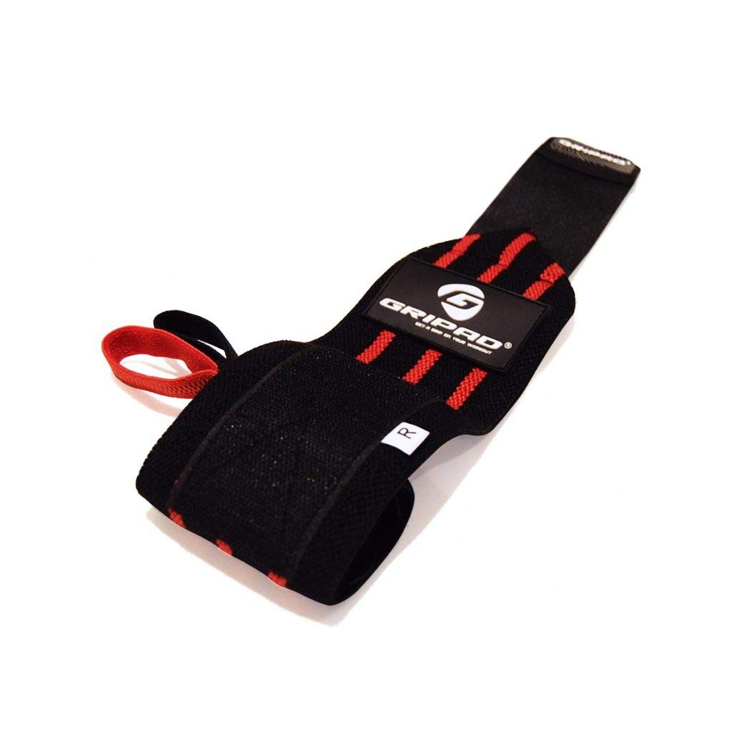 12" x 3" Weight Lifting Support Wrist Wraps, Strong Wrist Wraps, 2 Thumb Loop...