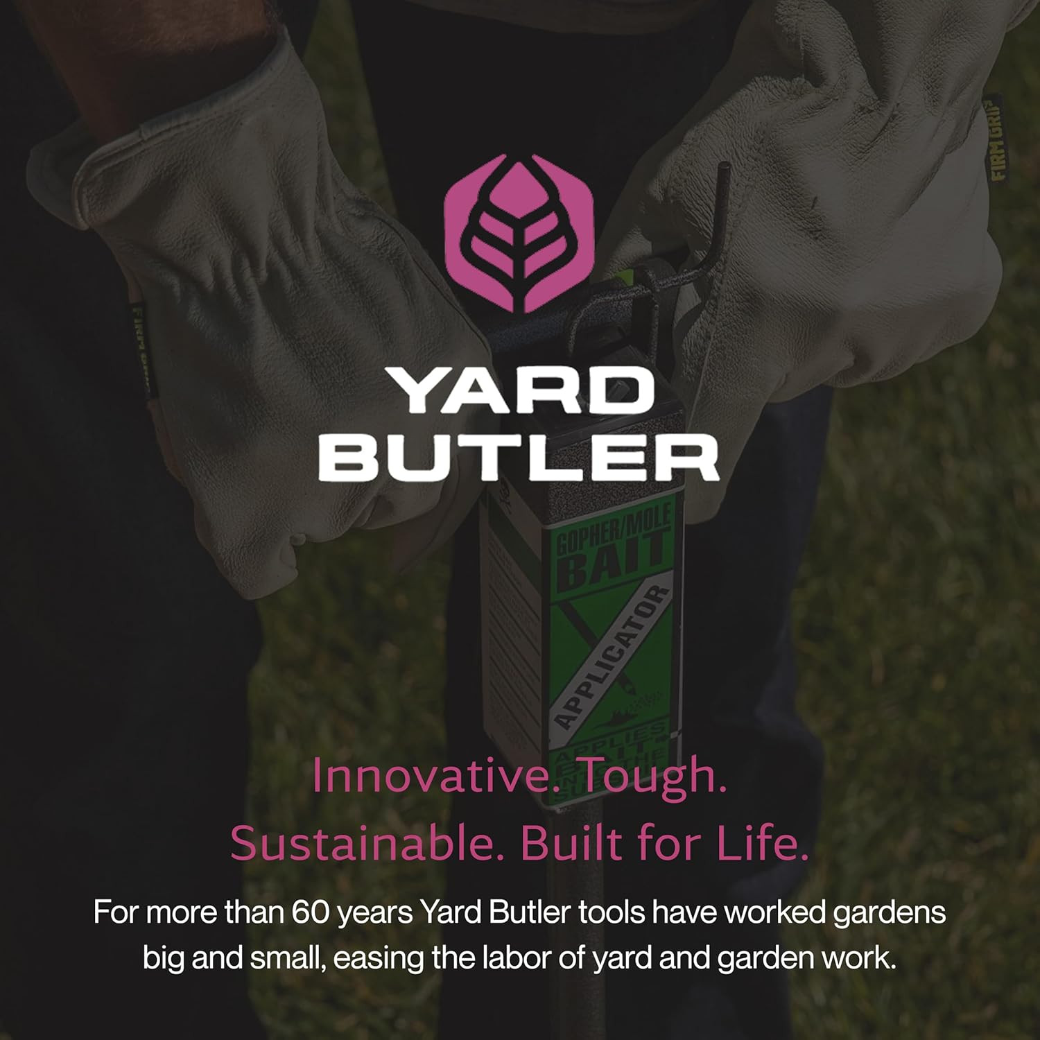 Yard Butler Gopher Mole Bait Applicator No Dig Pest Control Tool Durable