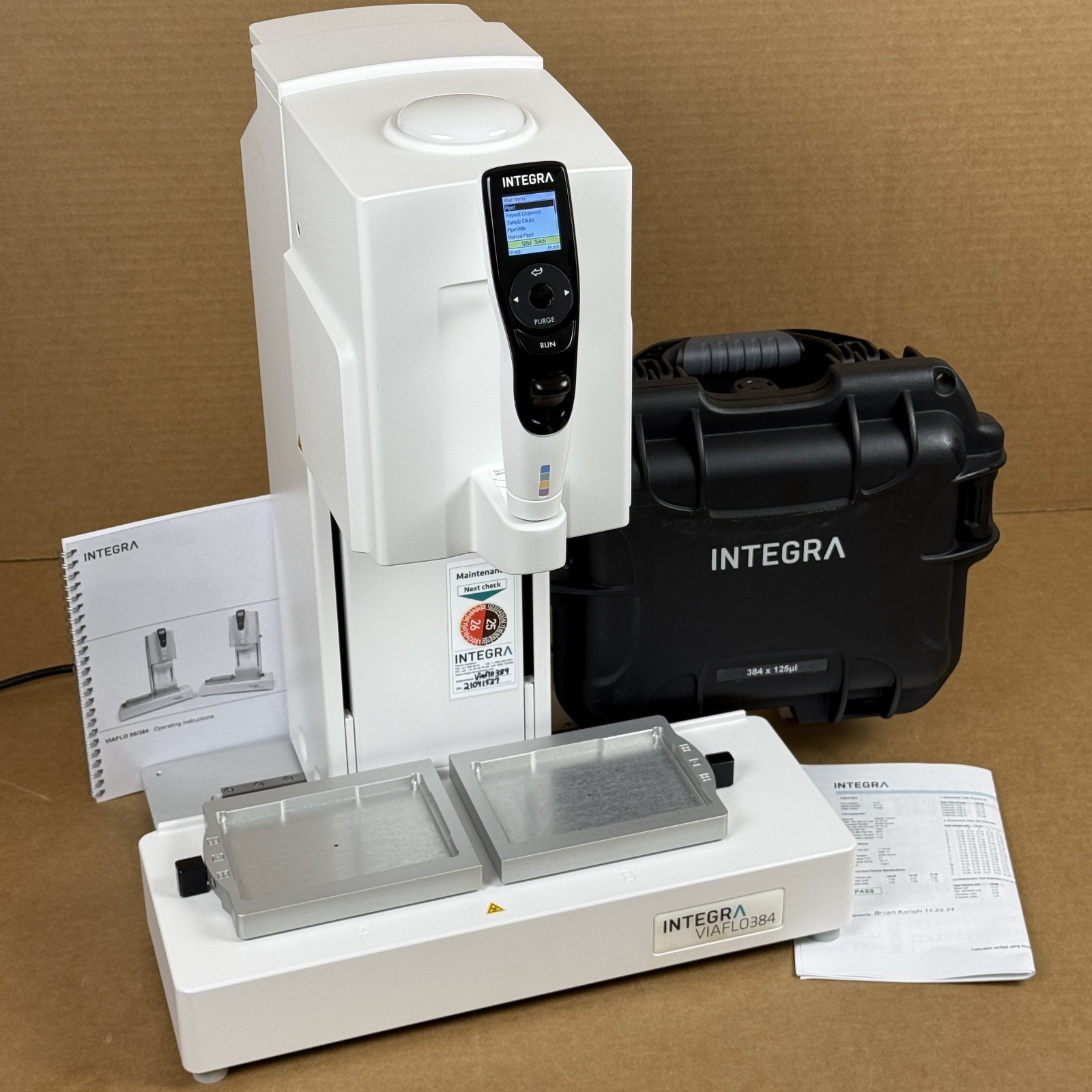 Integra 6031 VIAFLO 384 Electronic Pipette 6132 125uL 384-Well Head, Mfg 2021