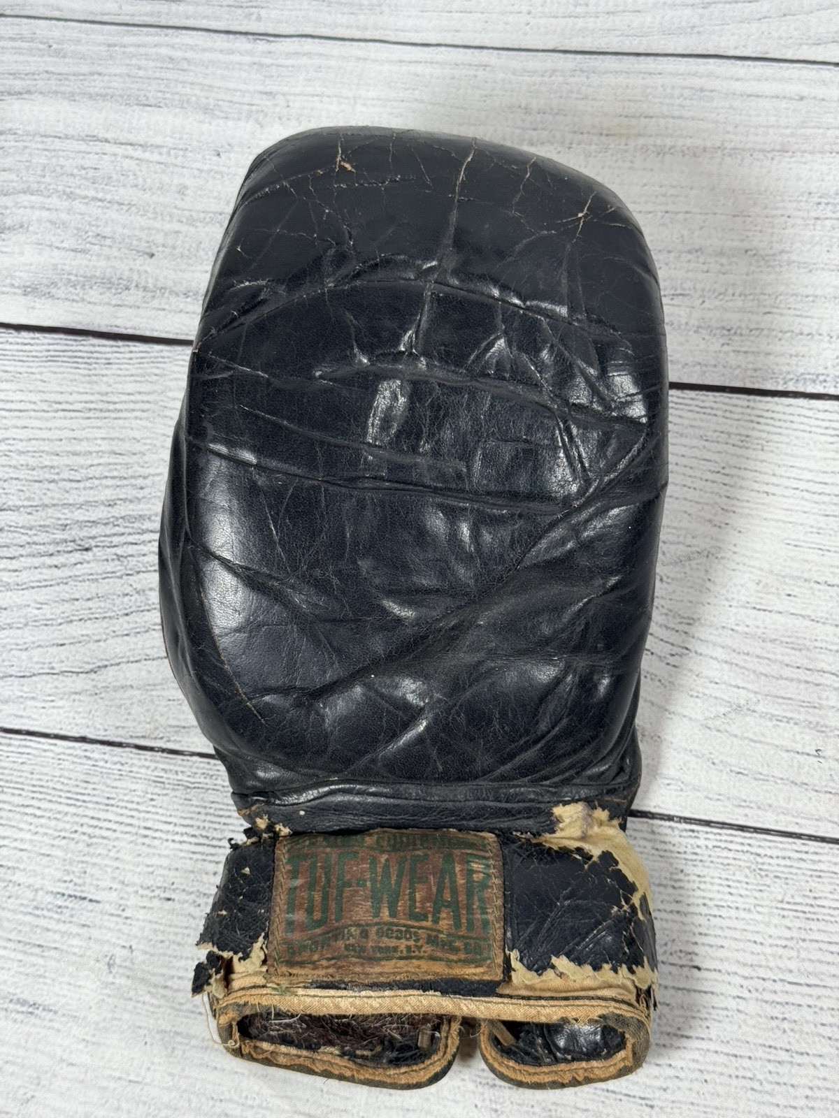 ORIGINAL TUF-WEAR Boxing Equipment 1930s Boxing Glove Well Used Made In USA