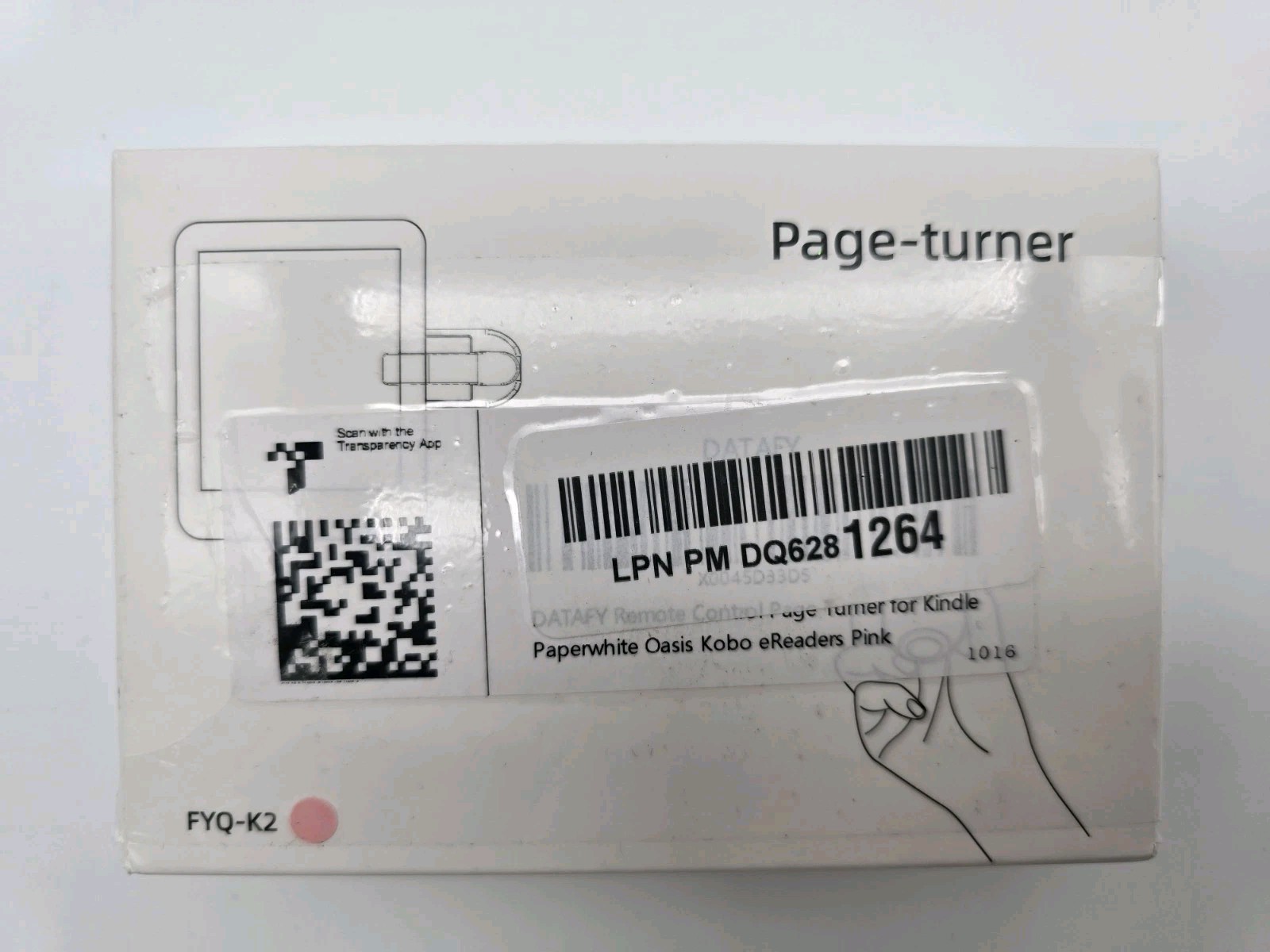 DATAFY Remote Control Page Turner Kindle Paperwhite Oasis Kobo eReaders Pink NEW