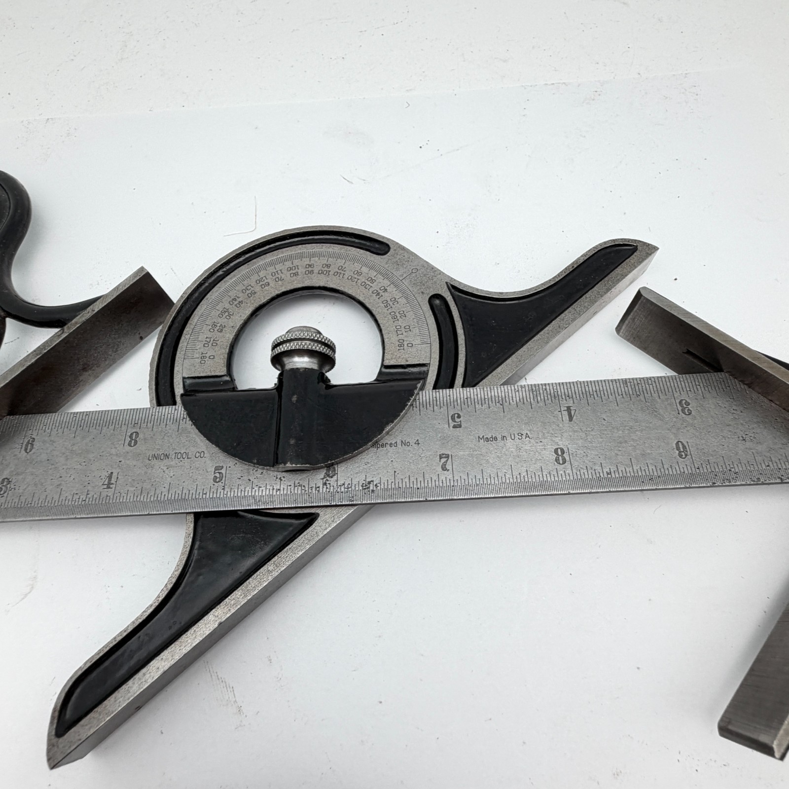 Preowned 12" UNION TOOL Co. Combination Square & Centrefinder Machinists