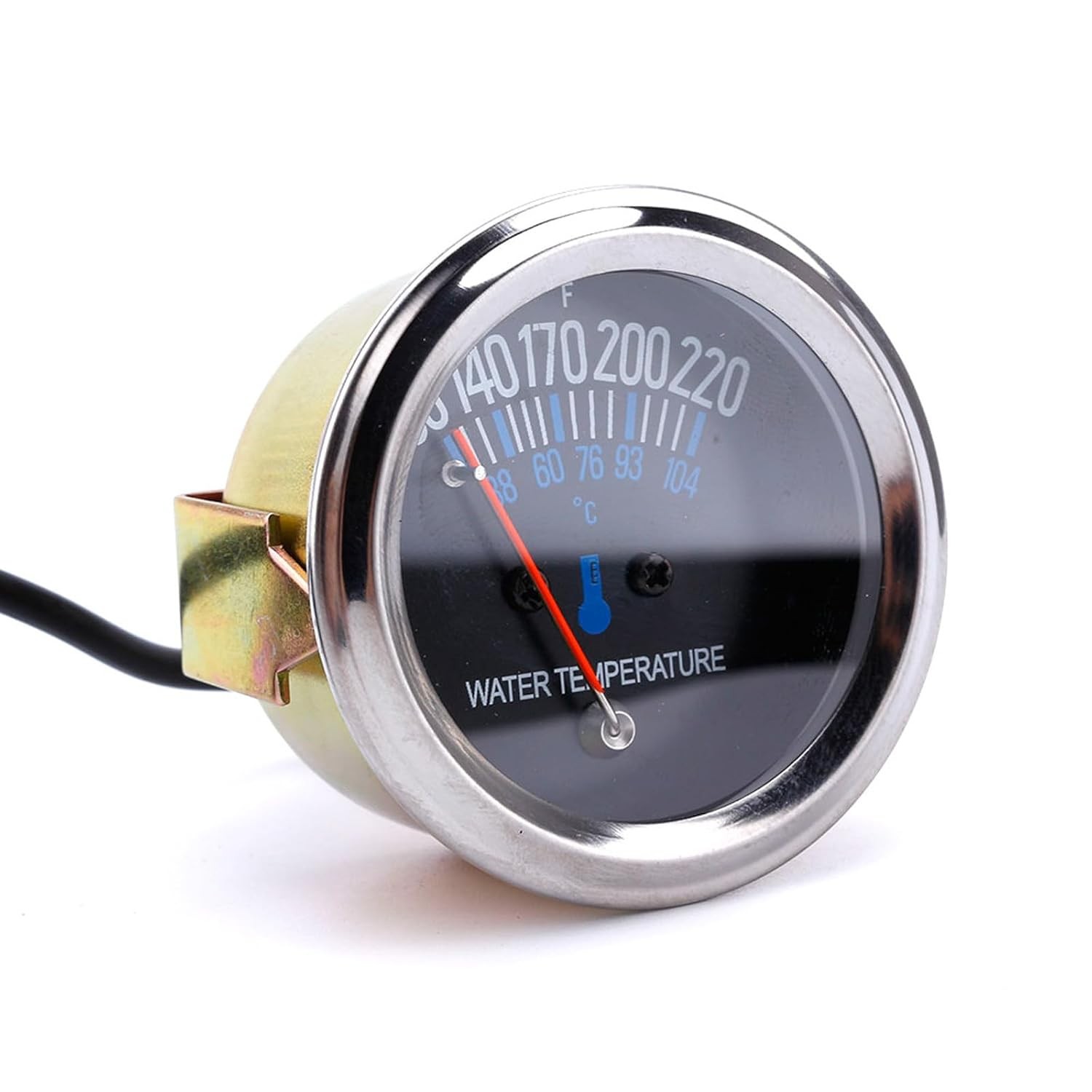 52mm Mechanical Pointer Water Temperature Gauge 2" Degree Temperature Meter