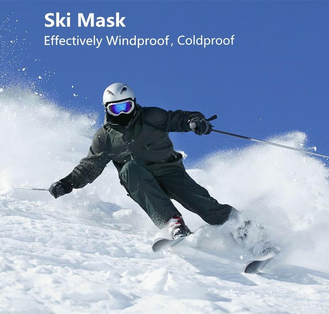 Balaclava Ski Mask Full Face Windproof UV Protection for Men Women Cycling