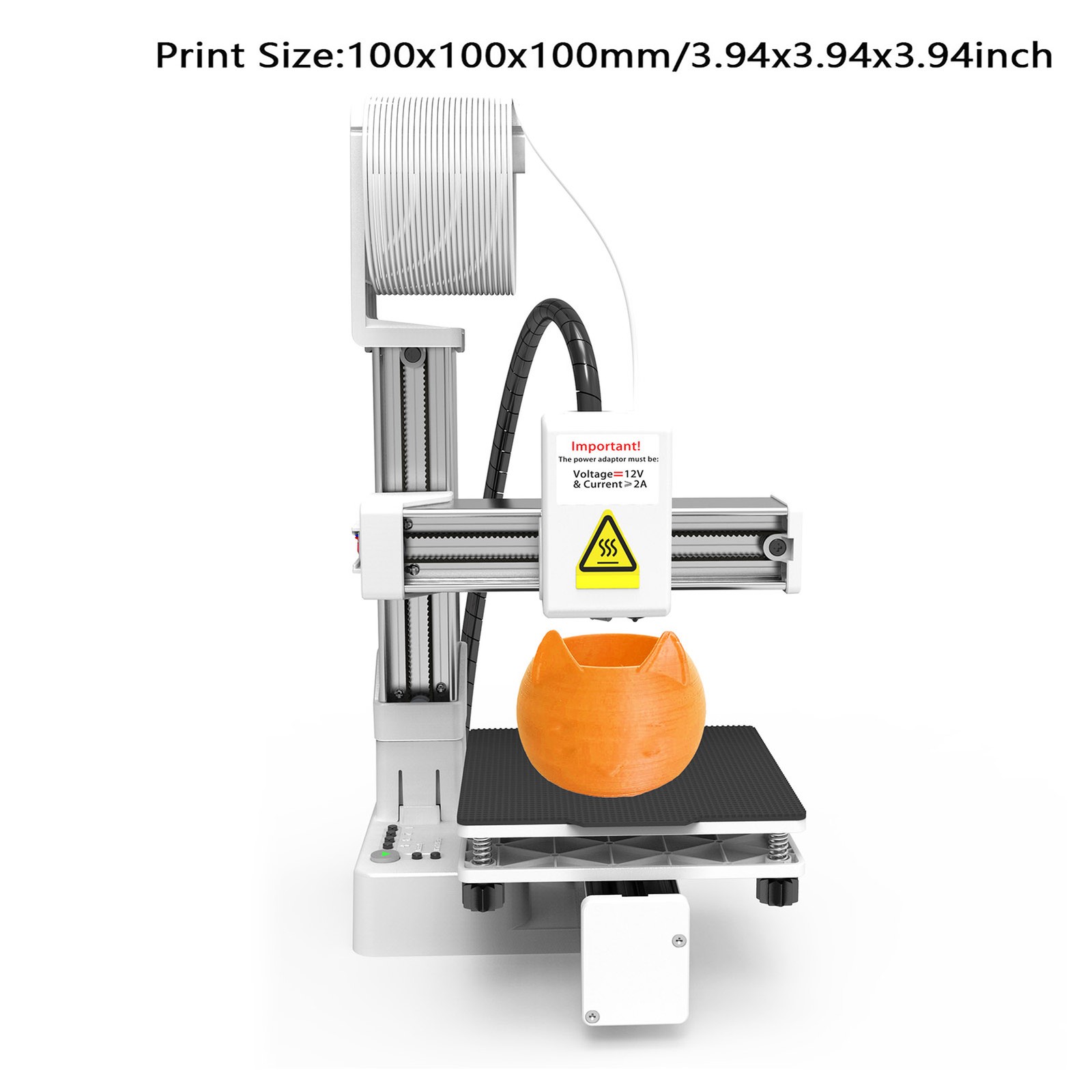 3D Printer For Education High Accuracy Fast Heating (EU Plug White)