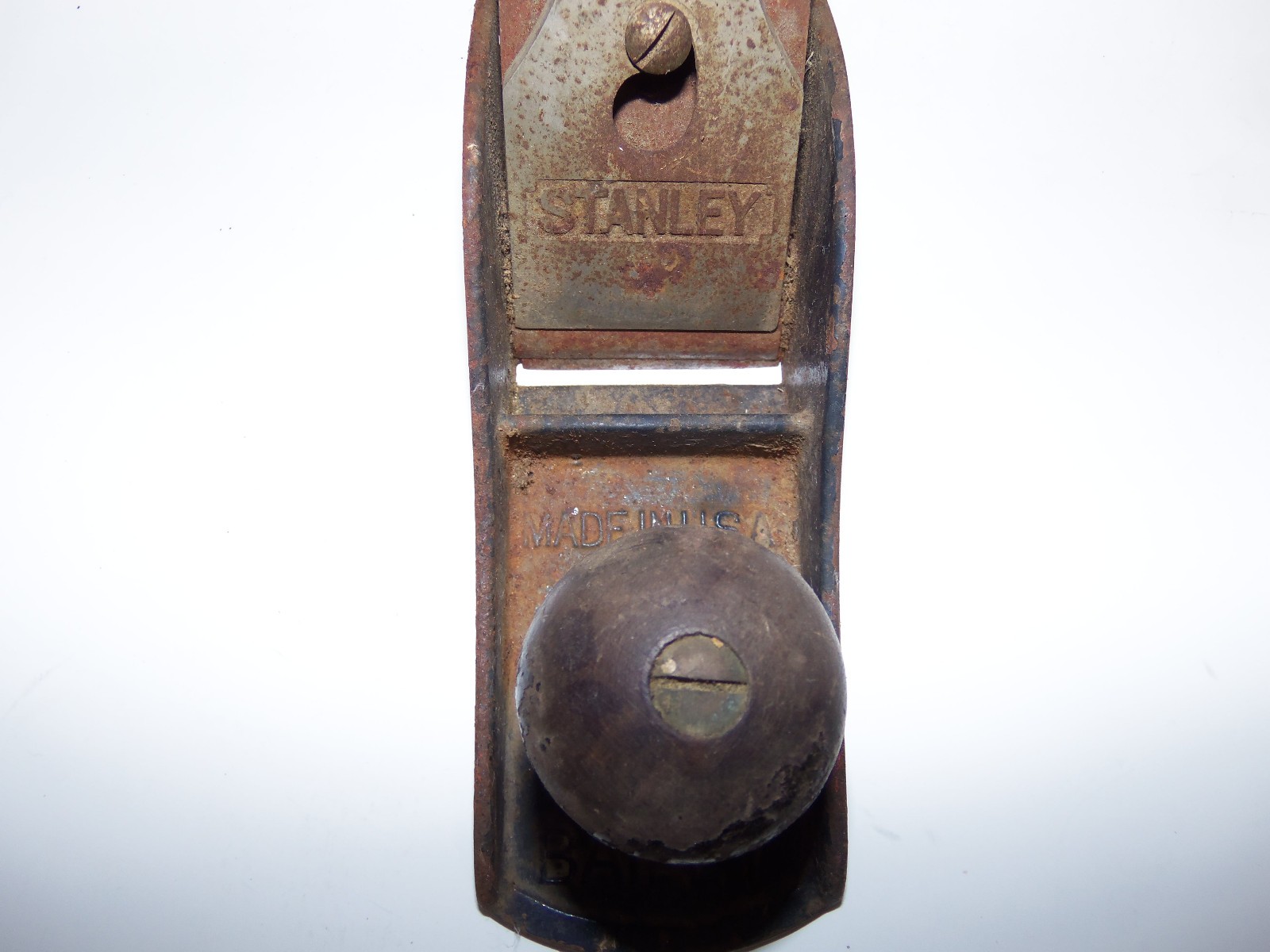 Vintage Stanley Bailey No 5 Smooth Bottom Plane Wood Tool w Angle Adjust