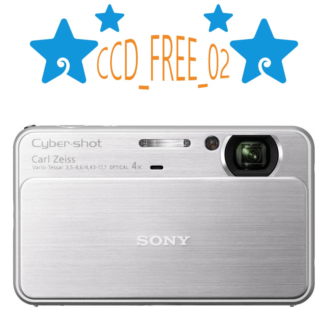 Sony Cybershot Digital Camera DSC-T99 Silver 14.1MP W/ Charger & Memory