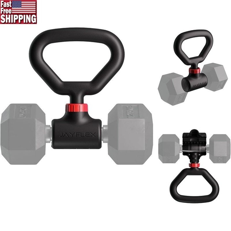 Adjustable Kettlebell Grip Dumbbells Portable Home Workout Strength Training New