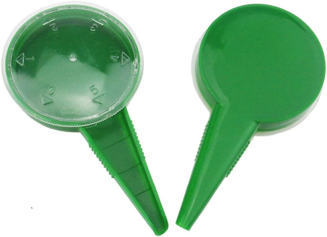 5 Pack Seed Dispenser Tool with Dial Settings for Perfect Planting Precision