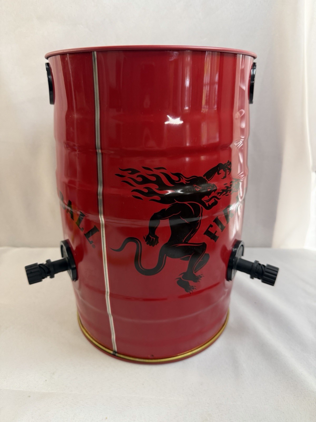 Collectable Fireball Keg Fun Bar Decor Empty Tastes Like Heaven Burns Works