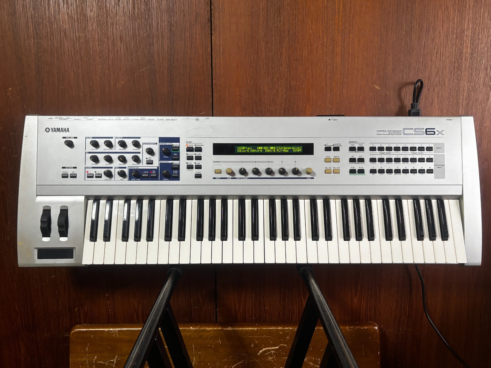 Yamaha CS6x CONTROL SYNTHESIZER Real time Control Modular Synthesis New battery