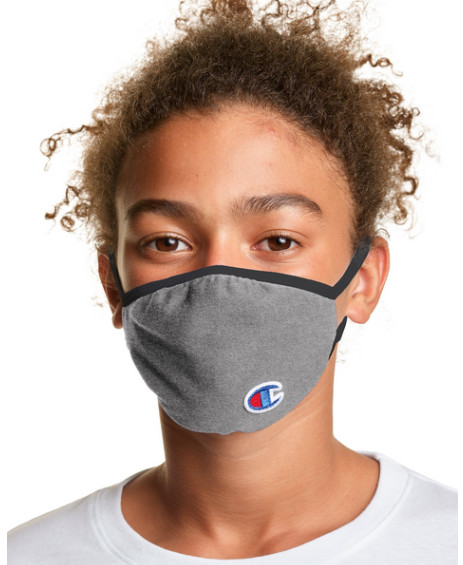 Champion 3 Pack Face Mask Concrete Age 5-12 4235