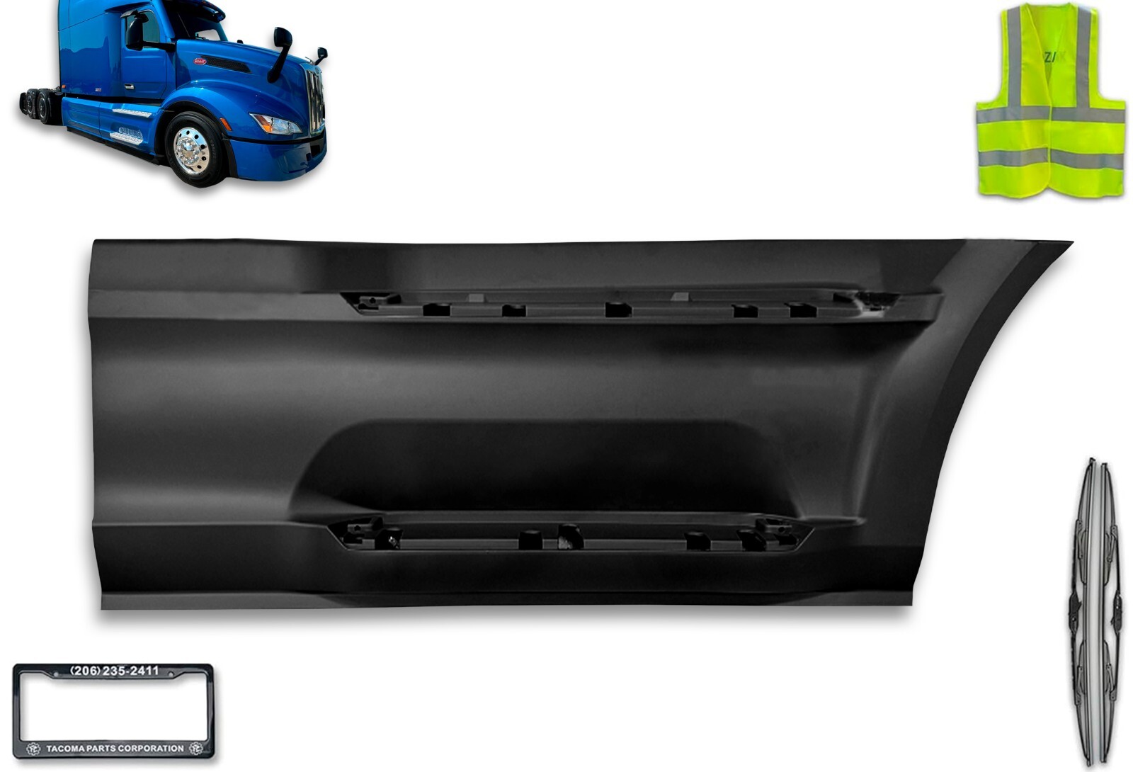 Peterbilt 579 2022+ Front Step Side Panel w/ Bracket Right Side N33-6116-202100