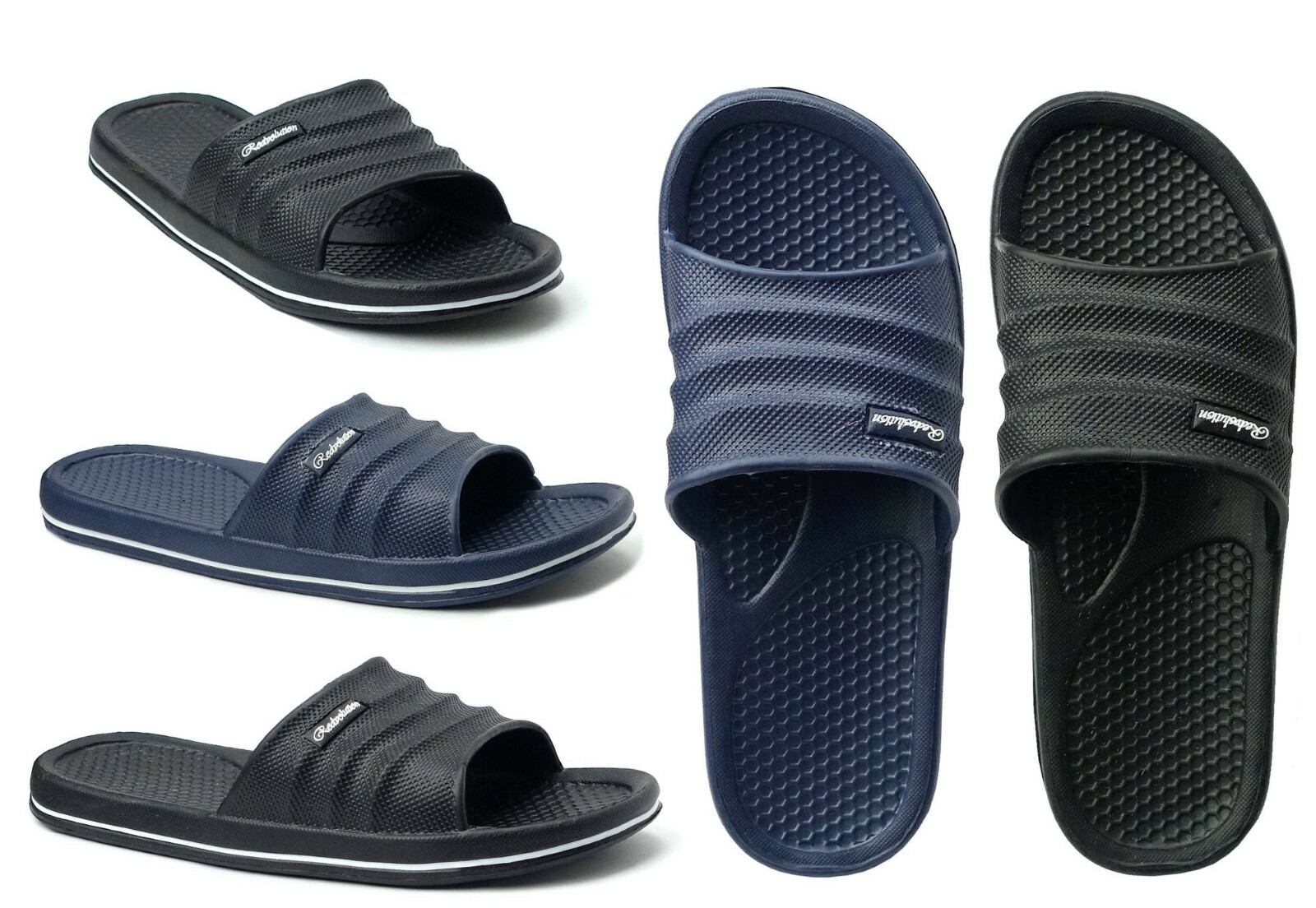 New Men's Sandals Sport Slide for Gym Pool Beach Shower Comfort--06M