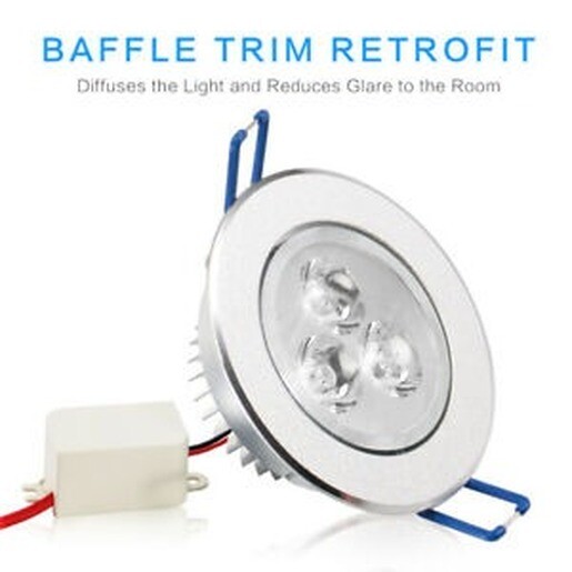 10/12pc 3W/5W LED Downlight Dimmable Spot Panel light Recessed Ceiling Lamp 110V