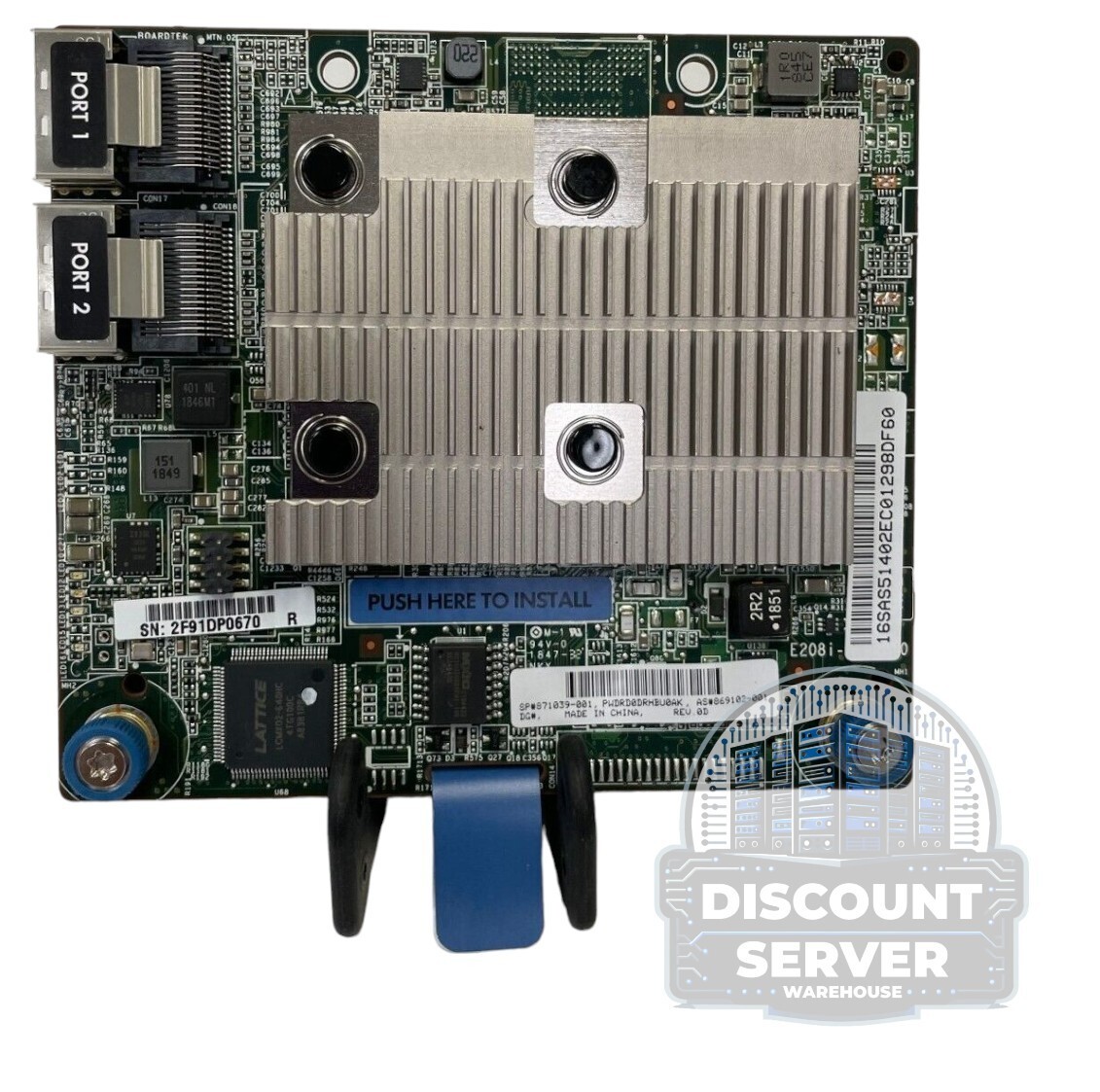 HPE Smart Array E208i-a SR Gen10 Storage Controller RAID SP: 871039 869102-001