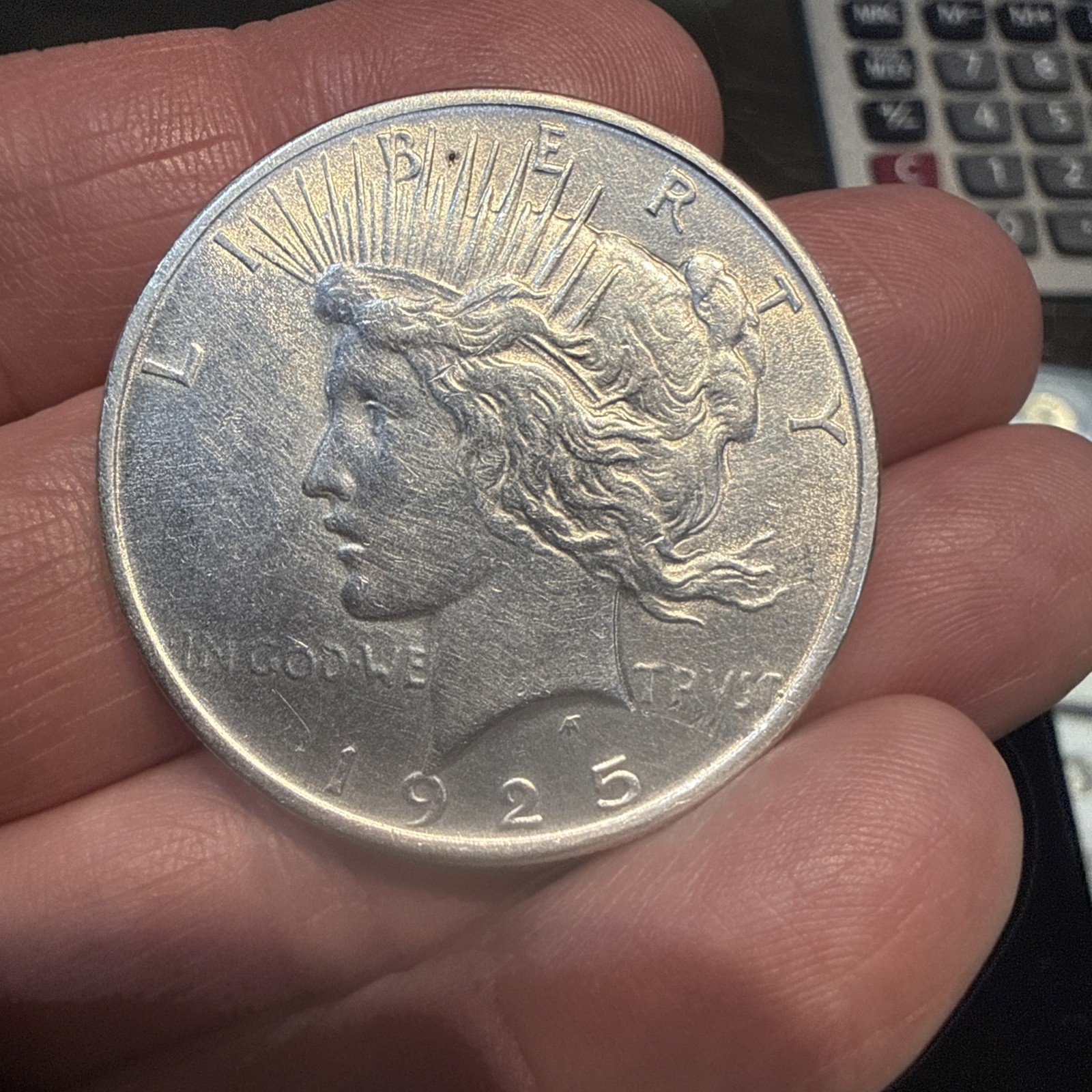 Lot Of 5 Peace Dollars