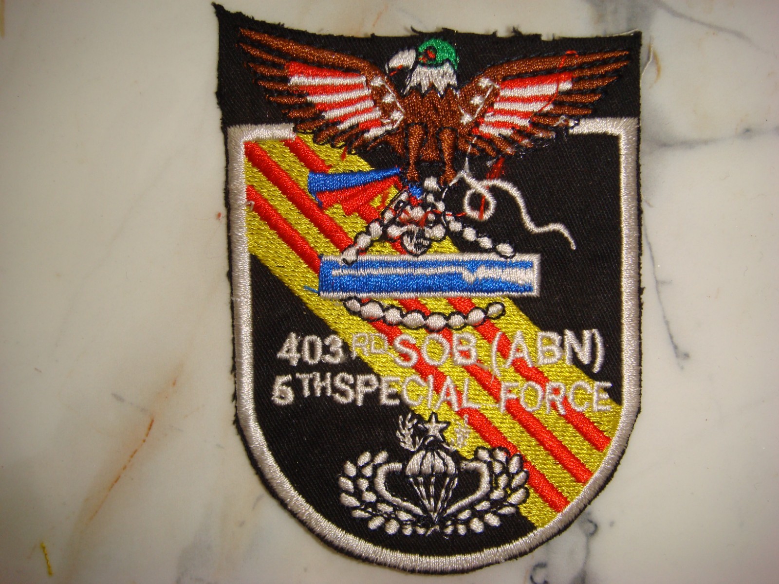 US 403rd SOB (ABN) 5th SPECIAL FORCES, VIETNAM WAR PATCH