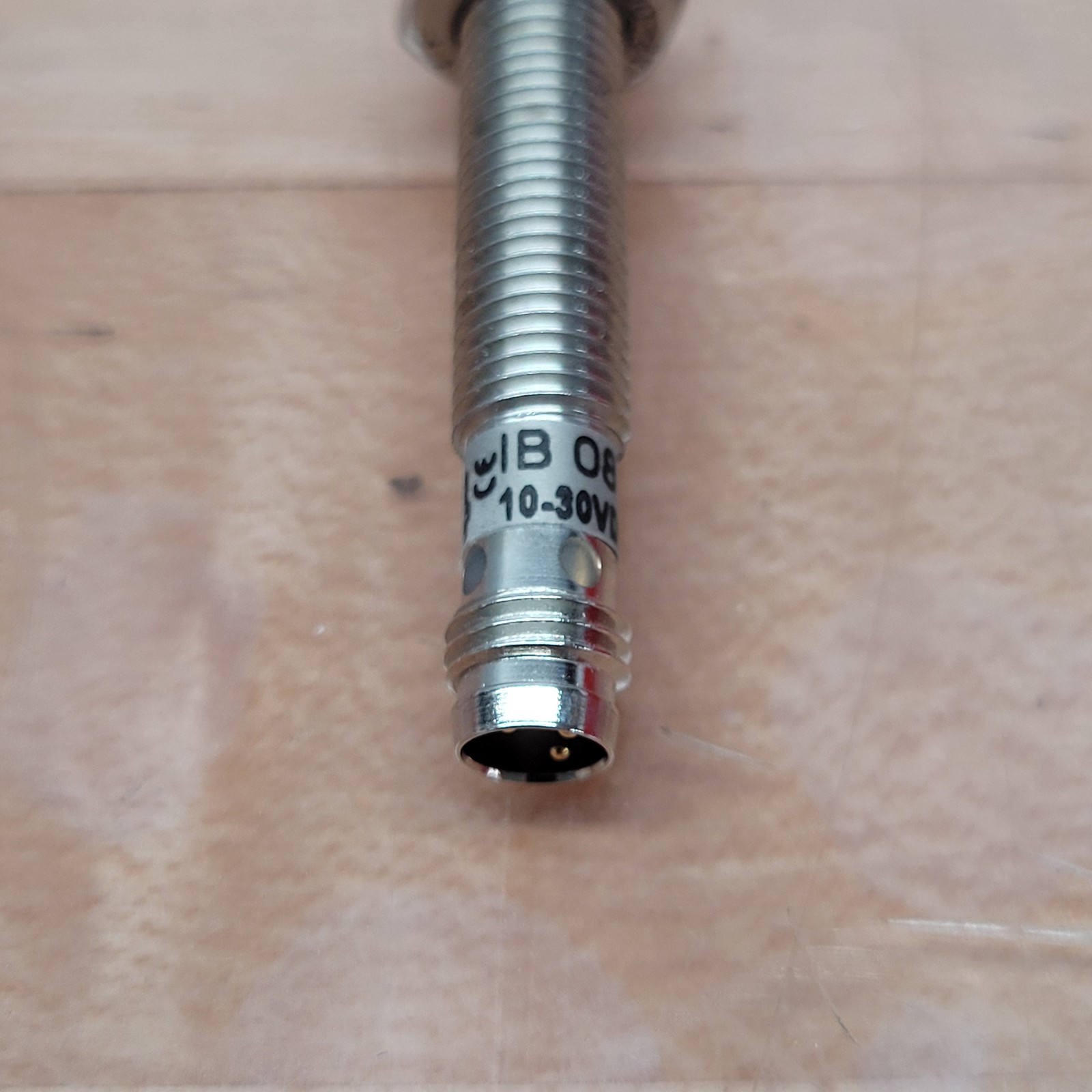 IPF Electronic IB080273 Sensor, 10-30VDC, 3 Pin M8 Connector - NEW