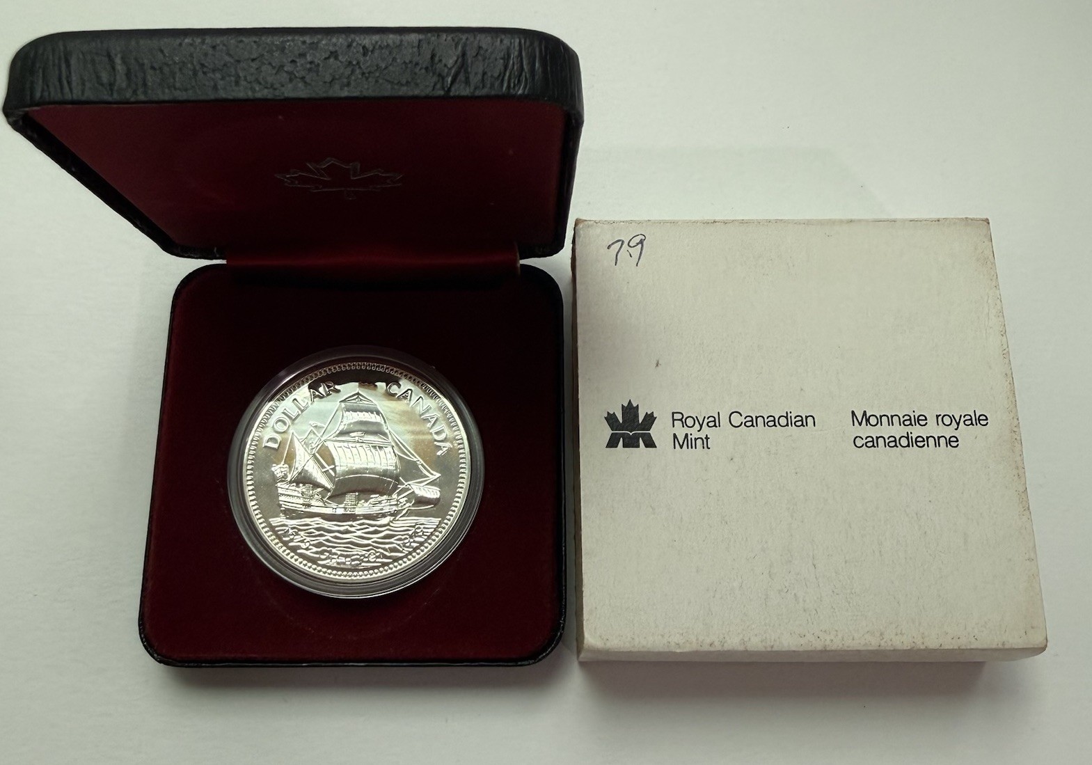 1879-1979 Canada Proof Dollar .500 Silver Coin- Griffon 300th Anniversary