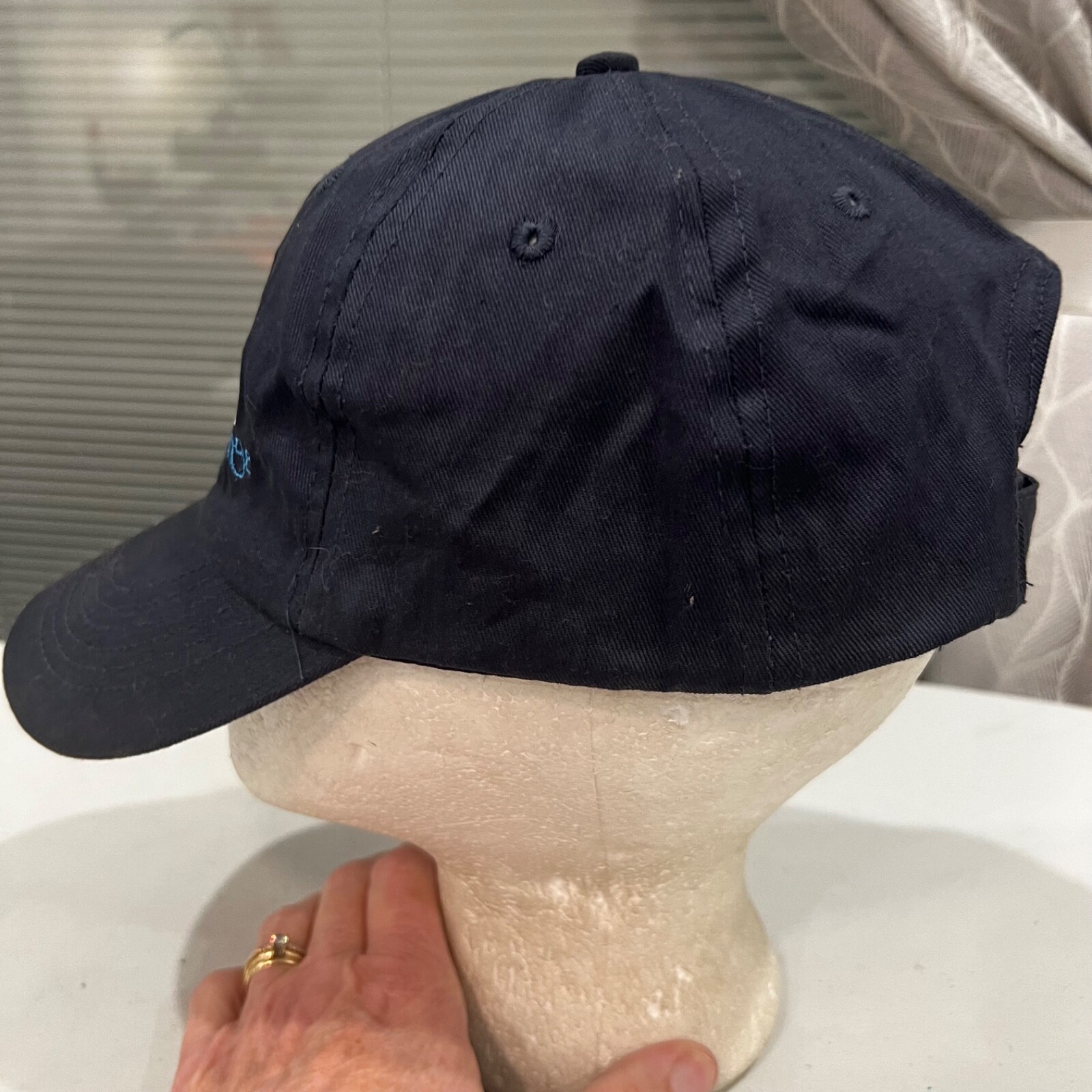 Impact Challenge Navy Hat Cap Hook Loop Hit wear Multi-color. EUC