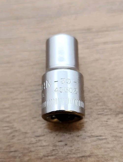 Craftsman USA 6mm Socket 6 Point 1/4" Drive Inverted G2 43502