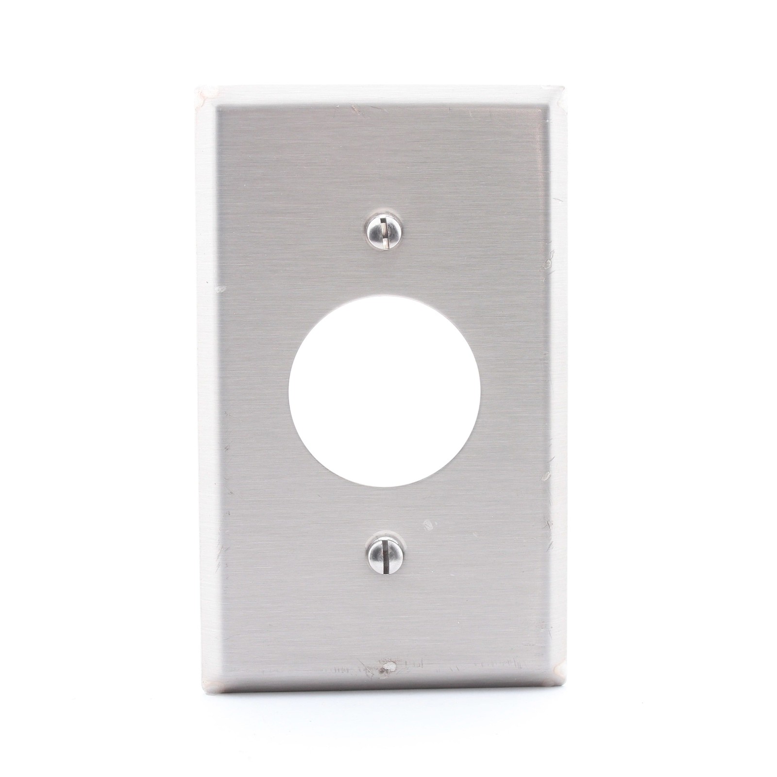 Eagle 93091 Stainless Steel 1-Gang 1.40" Receptacle Single Outlet Wallplate