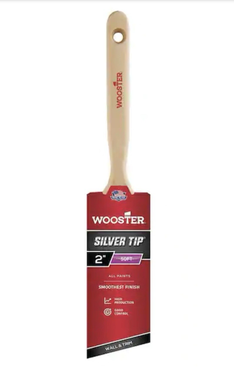 2" Wooster 5221 Silver Tip CT Polyester Angle Sash Paint Brush New 2X
