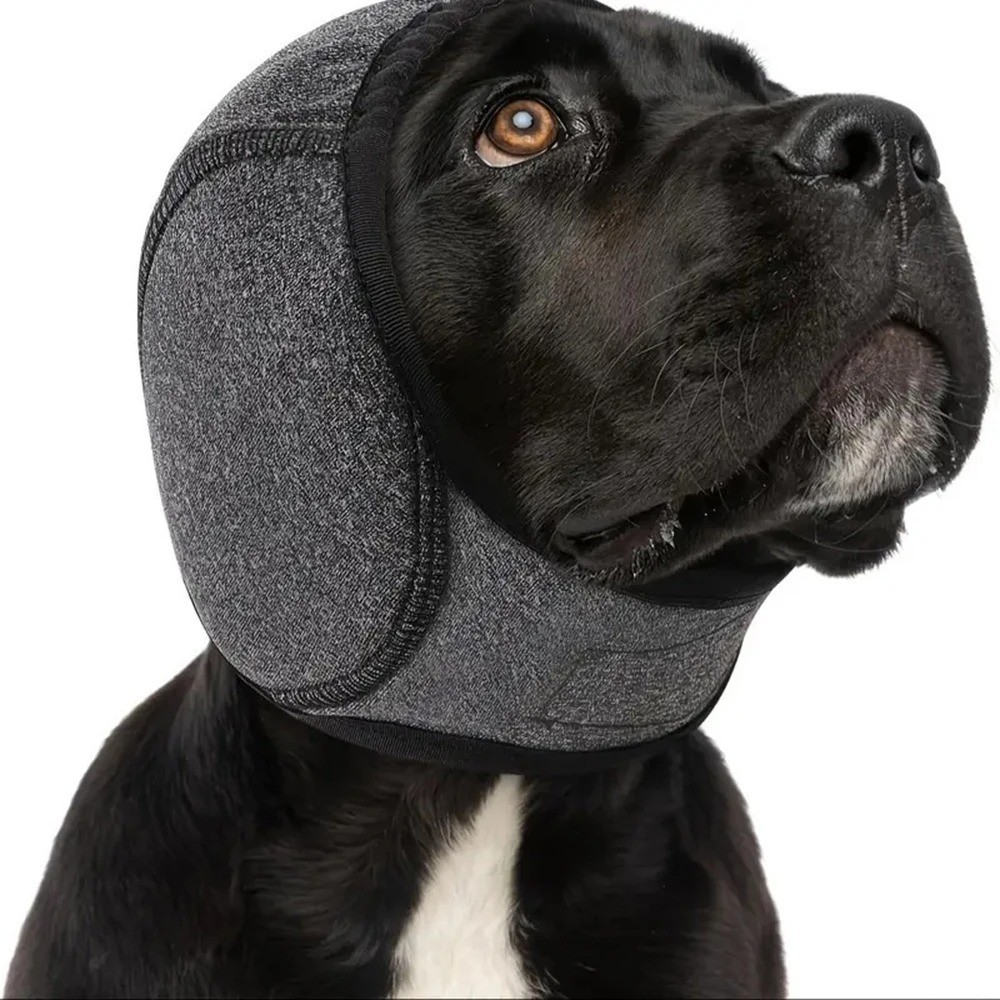 Dog Noise Reduction Ear Muffs Waterproof Headgear Emotional Soothing Gear