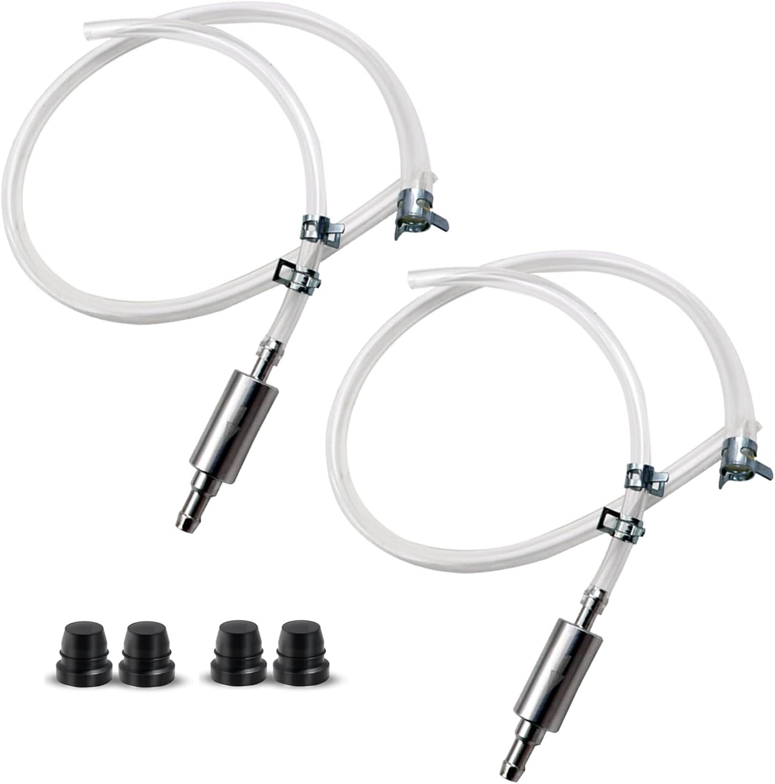 Brake Bleeder Hose Kit with One Way Check Valve for Motorcycle Clutch and Brake