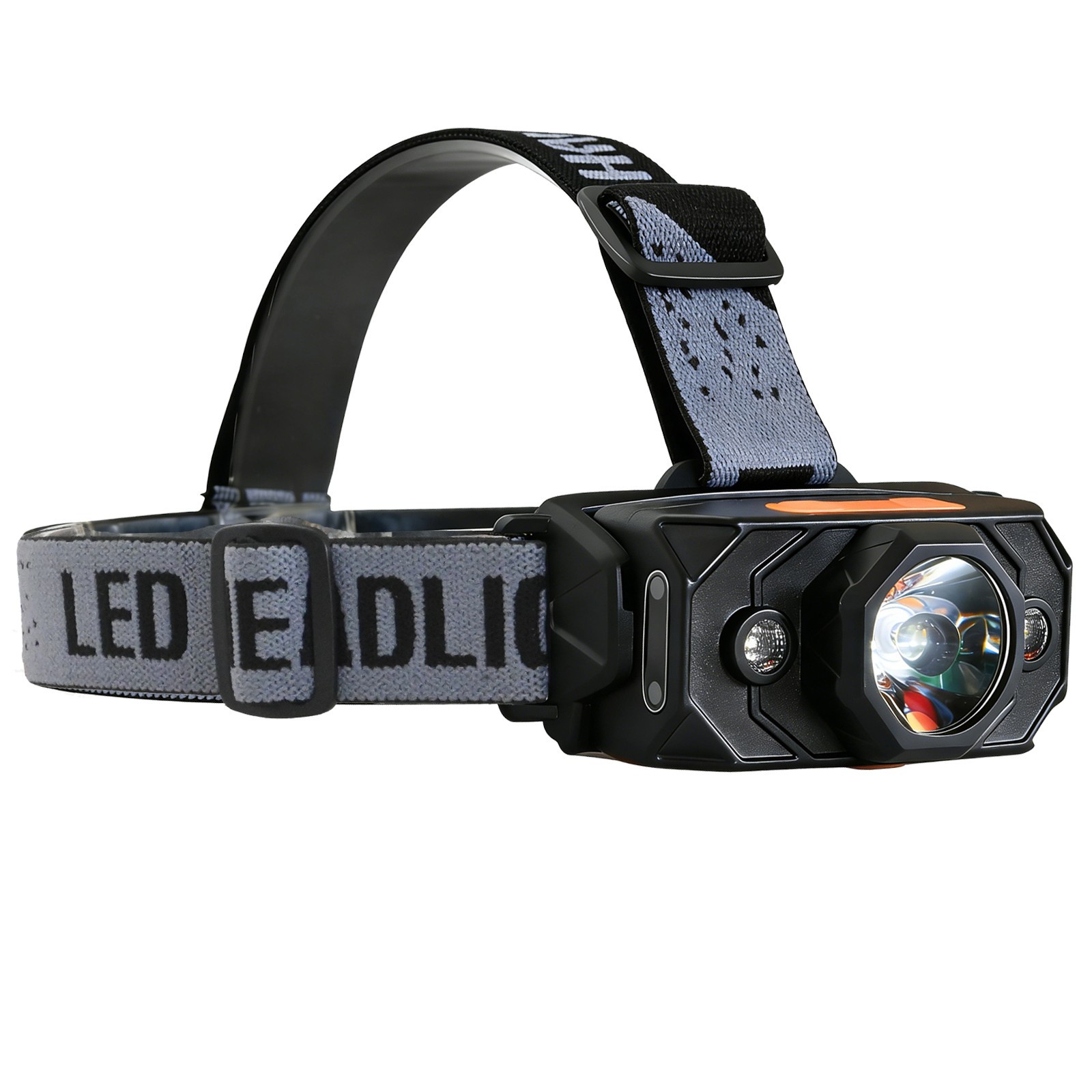 Rechargeable Headlamp, Lightweight, High Power Head Light for Fishing Camping