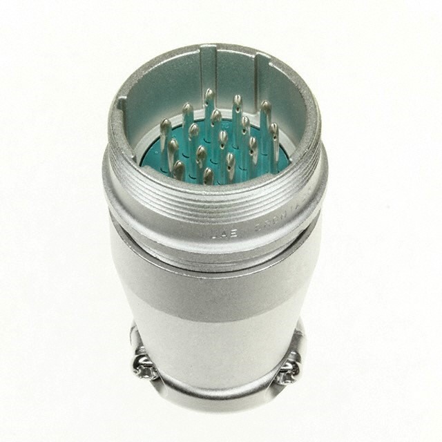 JAE 16-Pos Circular Connector Receptacle Male Silver Solder Cup P/N SRCN1A25-16P