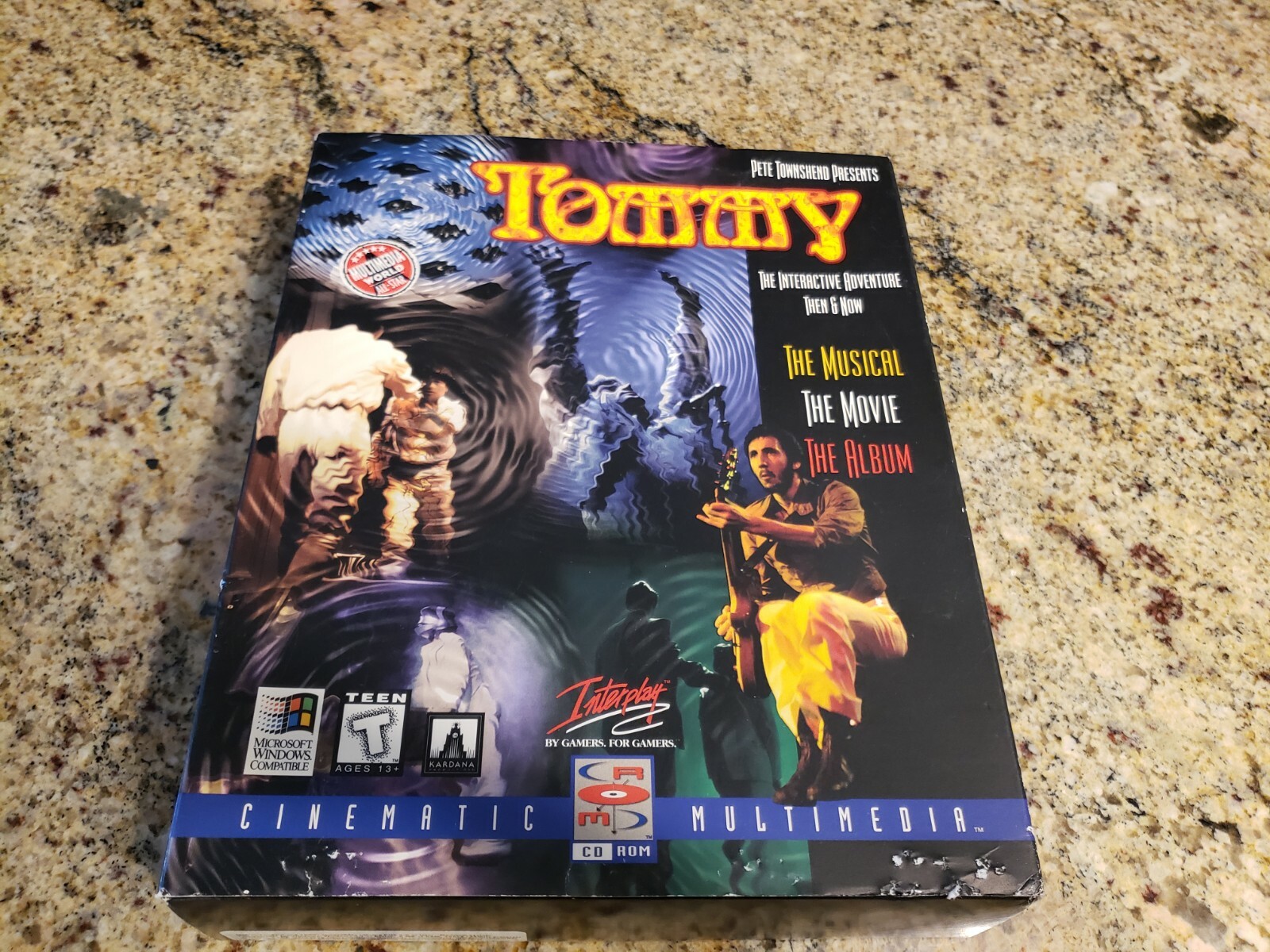 Vintage Pete Townshend Tommy The Interactive Music Adventure Windows PC Software