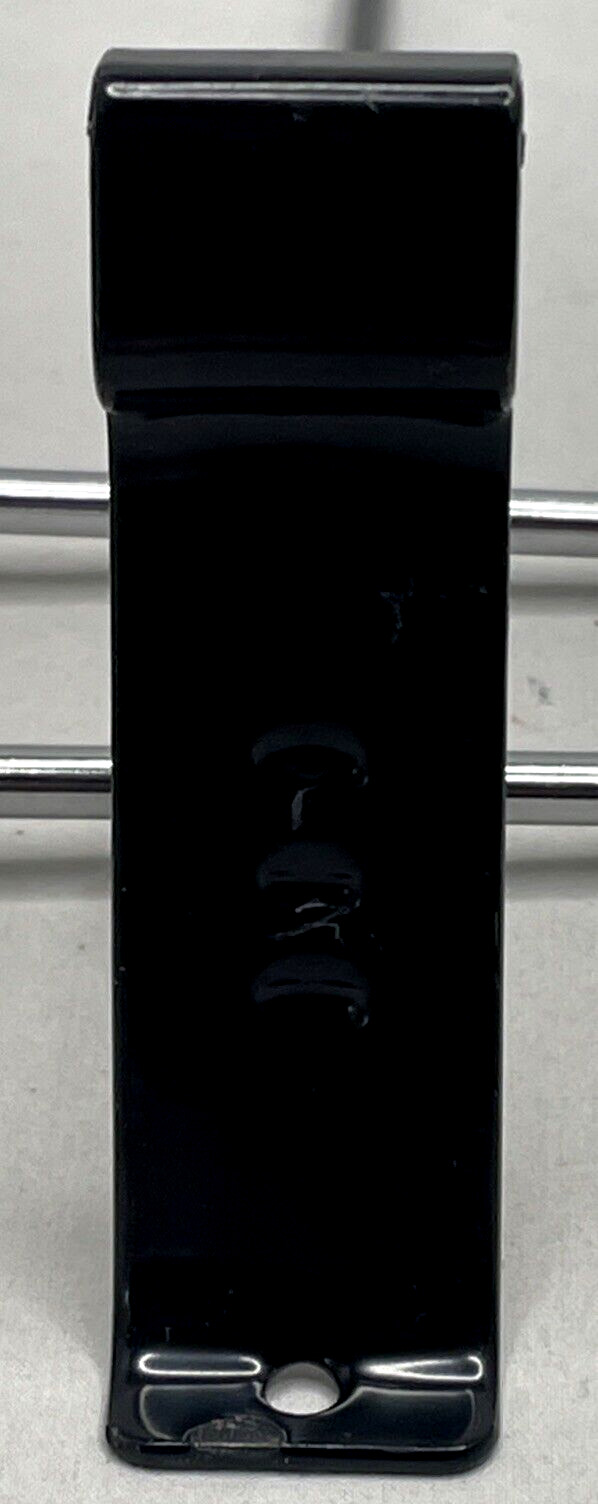10" Slat Wire Wall Grid Hooks - Used 3 Chrome 1 Black