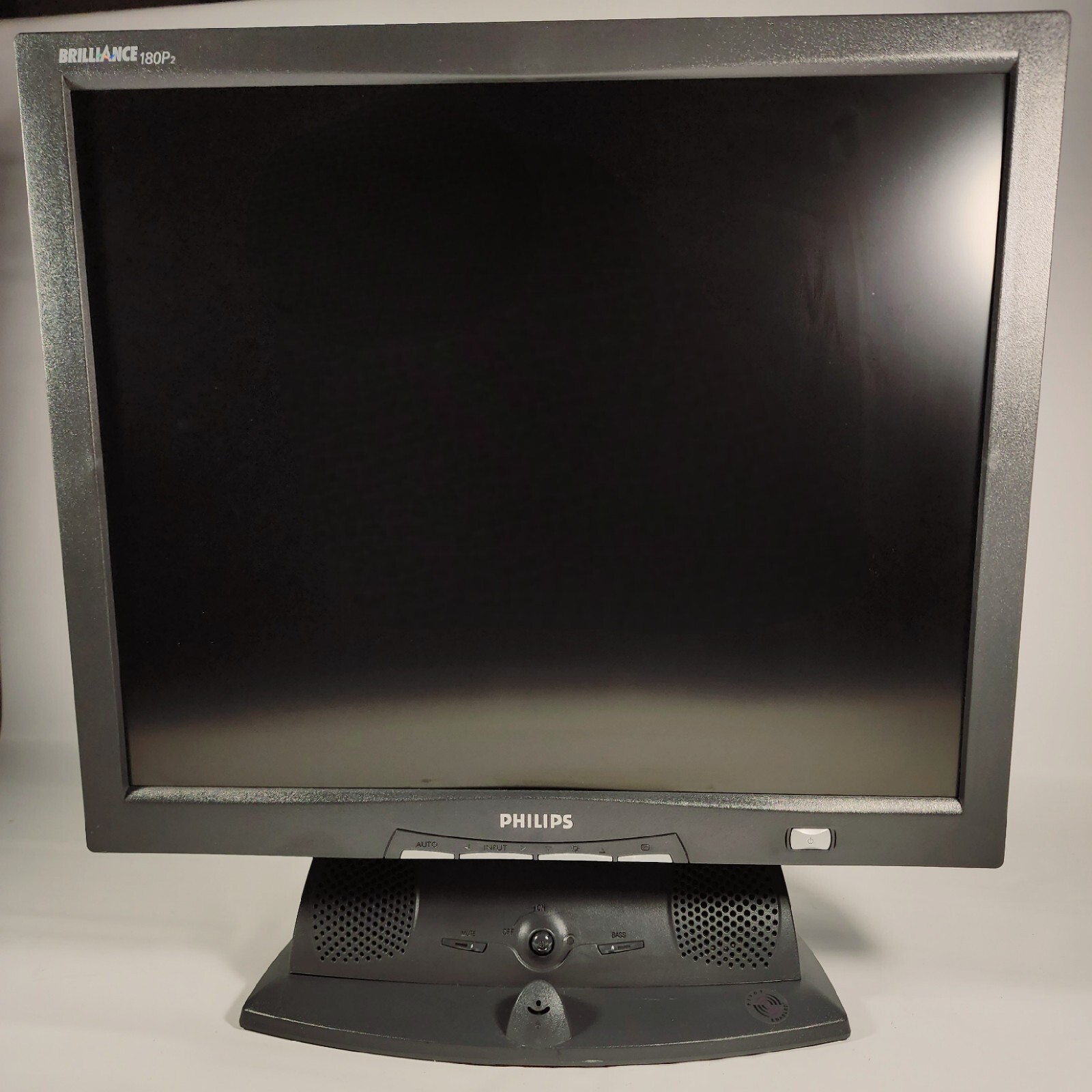 Excellent Philips 180P2G/74 18.1" Monitor W/ Rotating Stand Built-In Speakers