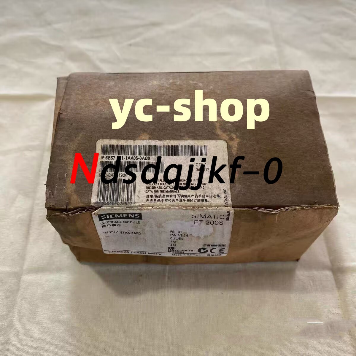 New Siemens 6ES7151-1AA05-0AB0 Interface Module Fast Shipping via FedEx or DHL