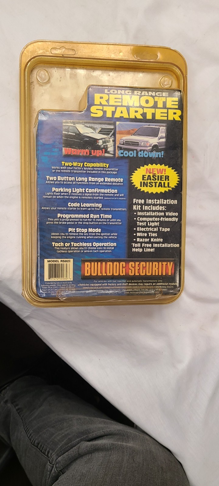 Bulldog Security Long Range Remote Starter Model RS82 I New Old Stock