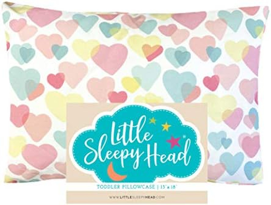 Toddler Pillowcase, 100% Cotton & Hypoallergenic Pillow Case for Toddler Pillow,