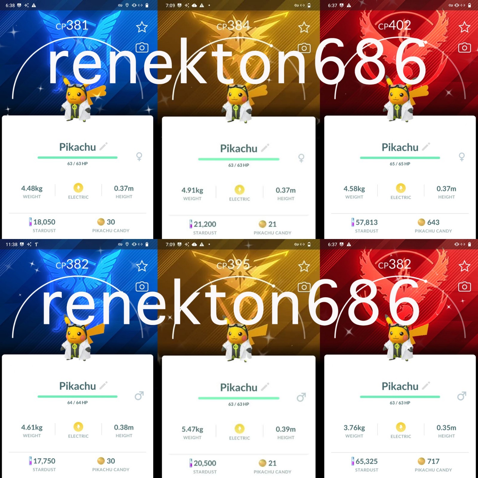 Shiny Professor Willow’s assistant Pikachu team Instinct Mystic Valor background